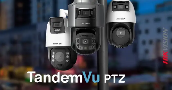 Hikvision TandemVu Dual-Lens PTZ Camera: Fixed View and PTZ Detail