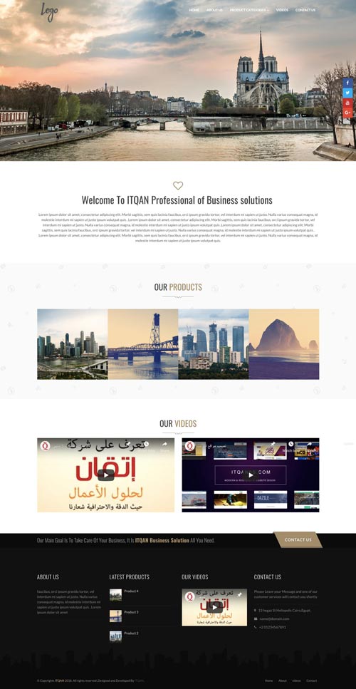 basic dynamic website