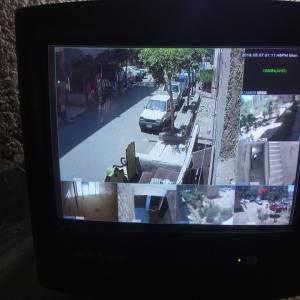 تركيب كاميرات مراقبة في عمارة سكنية بمدينة نصر